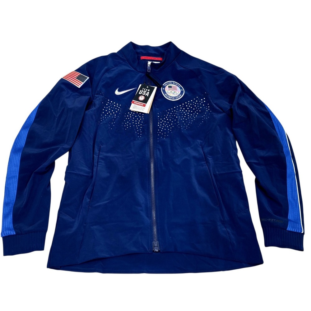 Nike Team USA 2024 Olympic Podium Jacket Womens S Dri-FIT ADV NWT DZ3572-492